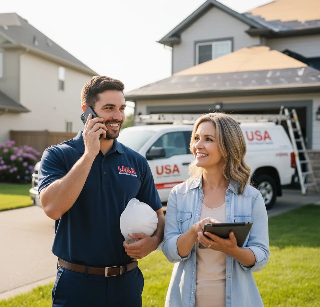 USA Roof Repair Experts customer support in Sunbury